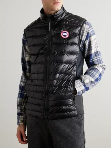 Canada Goose Hybdridge Lite Quilted Recycled-Ripstop and Stretch-Jersey Down Gilet - Men | Thumbnail 3 Canada Goose Hybdridge Lite Quilted Recycled-Ripstop and Stretch-Jersey Down Gilet - Men | Thumbnail 3