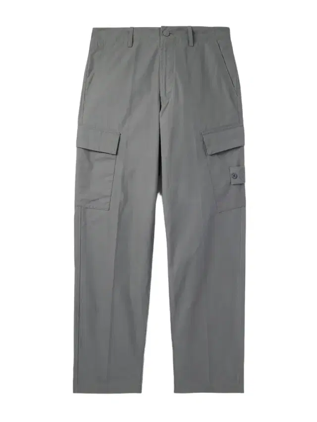Stone Island STONE ISLAND GHOST Straight-Leg Logo-Appliquéd Cotton Cargo Trousers - Men