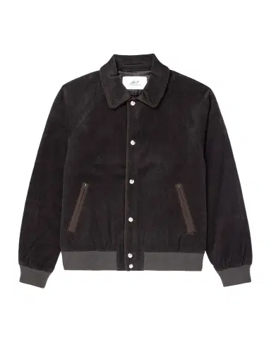 MR P. Suede-Trimmed Cotton-Corduroy Varsity Jacket - Men | Thumbnail 1