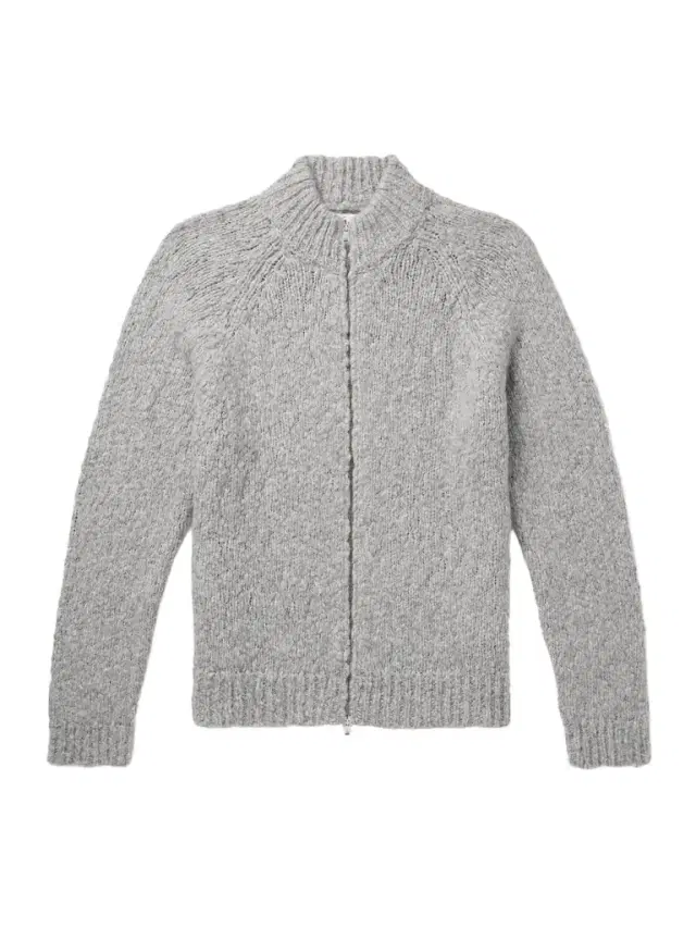 MR P. Alpaca-Blend Bouclé Zip-Up Cardigan - Men