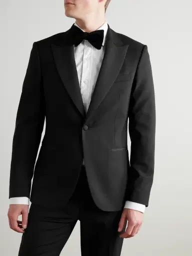 MR P. Slim-Fit Satin-Trimmed Wool Tuxedo Jacket - Men | Thumbnail 3 MR P. Slim-Fit Satin-Trimmed Wool Tuxedo Jacket - Men | Thumbnail 3