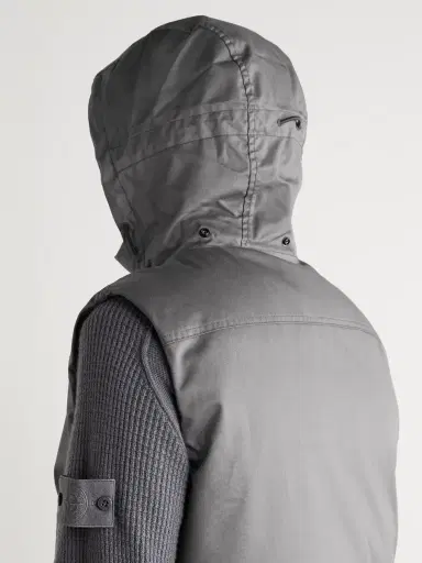 Stone Island STONE ISLAND GHOST Coated Virgin Wool-Twill Down Gilet - Men | Thumbnail 6 Stone Island STONE ISLAND GHOST Coated Virgin Wool-Twill Down Gilet - Men | Thumbnail 6