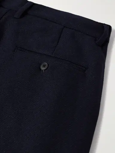Portuguese Flannel Pleated Wool Trousers - Men | Thumbnail 5 Portuguese Flannel Pleated Wool Trousers - Men | Thumbnail 5