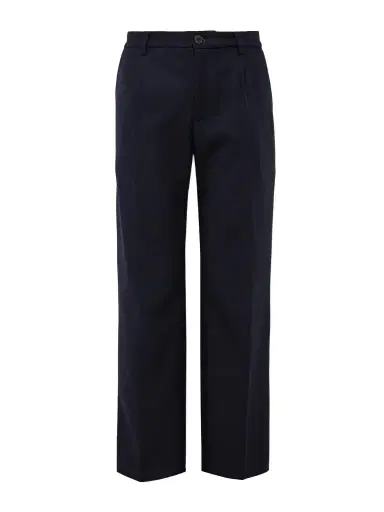 Portuguese Flannel Pleated Wool Trousers - Men | Thumbnail 1 Portuguese Flannel Pleated Wool Trousers - Men | Thumbnail 1