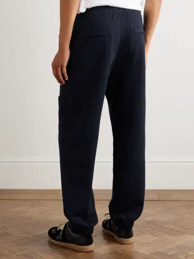 Stone Island STONE ISLAND GHOST Tapered Wool and Cotton-Blend Jersey Sweatpants - Men | Thumbnail 4 Stone Island STONE ISLAND GHOST Tapered Wool and Cotton-Blend Jersey Sweatpants - Men | Thumbnail 4