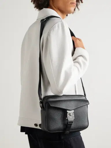 Montblanc MLock 4810 Full-Grain Leather Messenger Bag - Men | Thumbnail 6 Montblanc MLock 4810 Full-Grain Leather Messenger Bag - Men | Thumbnail 6