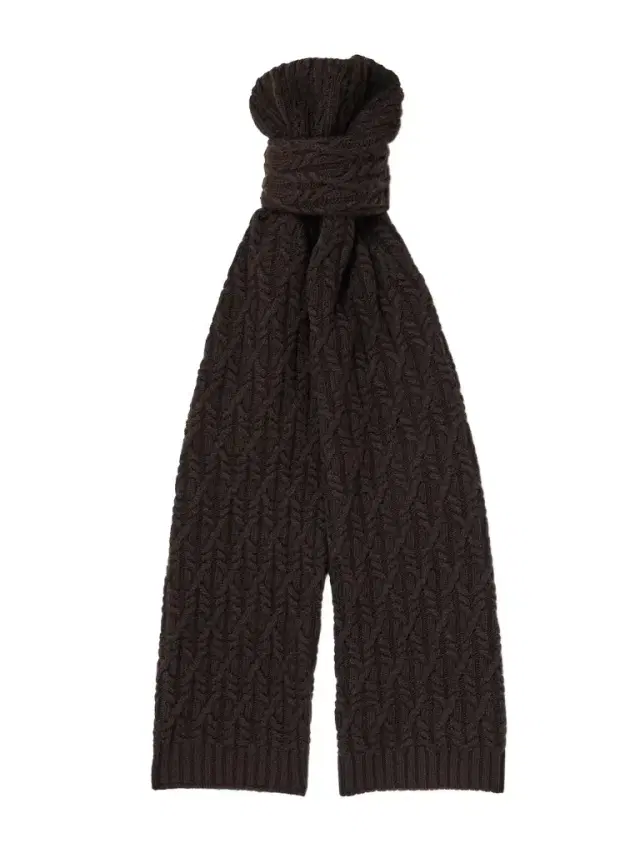 MR P. Cable-Knit Wool Scarf - Men