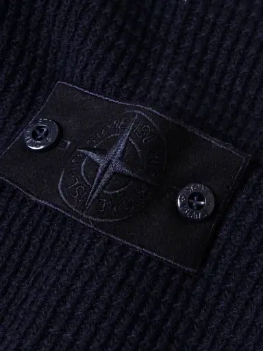 Stone Island STONE ISLAND GHOST Waffle-Knit Virgin Wool Zip-Up Cardigan - Men | Thumbnail 5 Stone Island STONE ISLAND GHOST Waffle-Knit Virgin Wool Zip-Up Cardigan - Men | Thumbnail 5