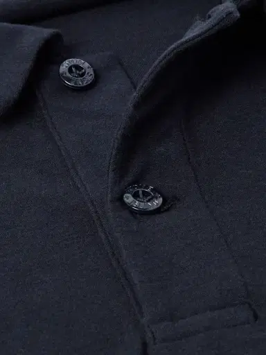 Stone Island STONE ISLAND GHOST Logo-Appliquéd Cotton-Jersey Polo Shirt - Men | Thumbnail 4