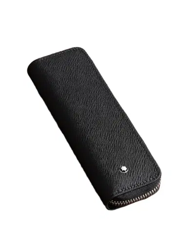Montblanc Cross-Grain Leather Pen Pouch - Men | Thumbnail 1 Montblanc Cross-Grain Leather Pen Pouch - Men | Thumbnail 1