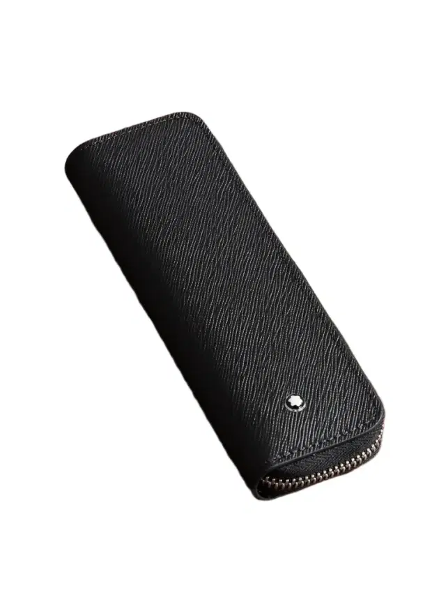 Cross-Grain Leather Pen Pouch - Men