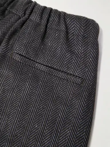 PIACENZA 1733 Straight-Leg Herringbone Wool, Linen and Cashmere-Blend Trousers - Men | Thumbnail 5 PIACENZA 1733 Straight-Leg Herringbone Wool, Linen and Cashmere-Blend Trousers - Men | Thumbnail 5