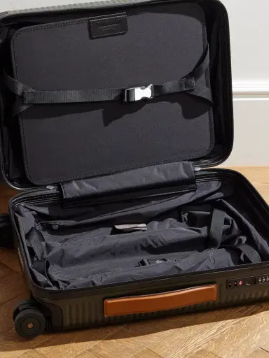 FPM Milano Bank Zip Deluxe M 55cm Leather-Trimmed Polycarbonate Spinner Carry-On Suitcase - Men | Thumbnail 3 FPM Milano Bank Zip Deluxe M 55cm Leather-Trimmed Polycarbonate Spinner Carry-On Suitcase - Men | Thumbnail 3