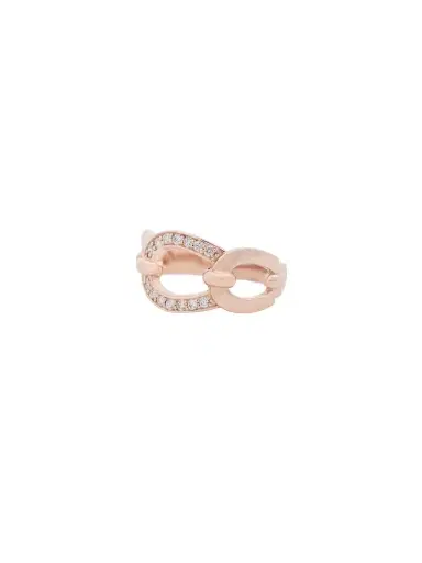 Wish Fine Jewelry 0.14ct Diamond 18K Rose Gold Ring | Thumbnail 2