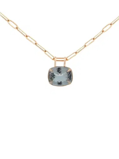 Wish Fine Jewelry 28.85cts White Topaz 18K Gold Pendant | Thumbnail 1 Wish Fine Jewelry 28.85cts White Topaz 18K Gold Pendant | Thumbnail 1