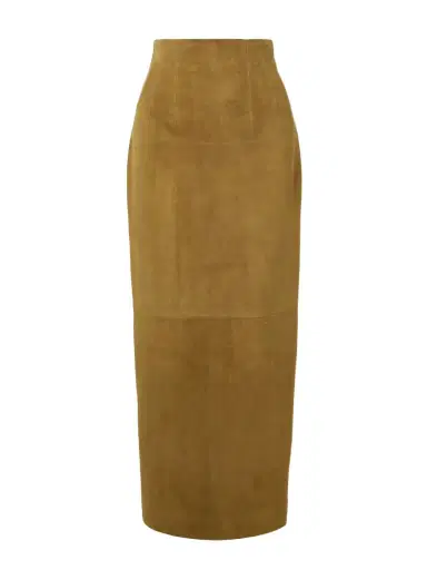 Khaite Loxley Suede Maxi Skirt | Thumbnail 1