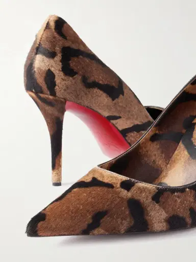 Christian Louboutin Miss Z 80 Leopard-print Calf Hair Pumps | Thumbnail 4 Christian Louboutin Miss Z 80 Leopard-print Calf Hair Pumps | Thumbnail 4