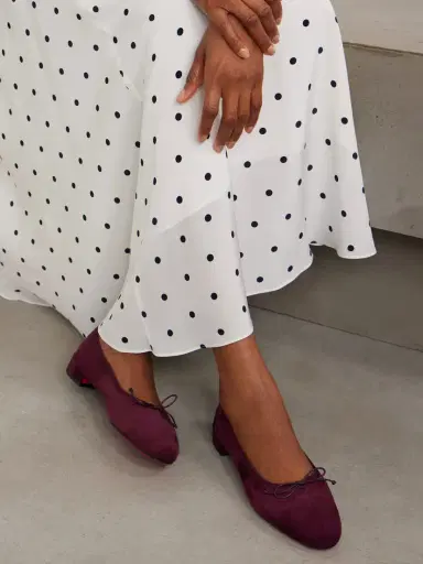 Christian Louboutin Sweetie Jane Suede Ballet Flats | Thumbnail 2 Christian Louboutin Sweetie Jane Suede Ballet Flats | Thumbnail 2