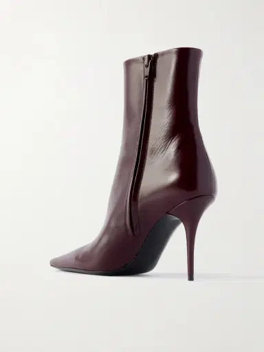 Saint Laurent Ashley Polished-leather Ankle Boots | Thumbnail 3 Saint Laurent Ashley Polished-leather Ankle Boots | Thumbnail 3