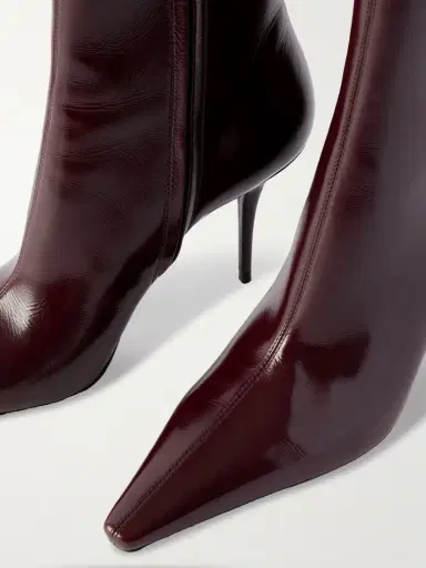 Saint Laurent Ashley Polished-leather Ankle Boots | Thumbnail 4 Saint Laurent Ashley Polished-leather Ankle Boots | Thumbnail 4