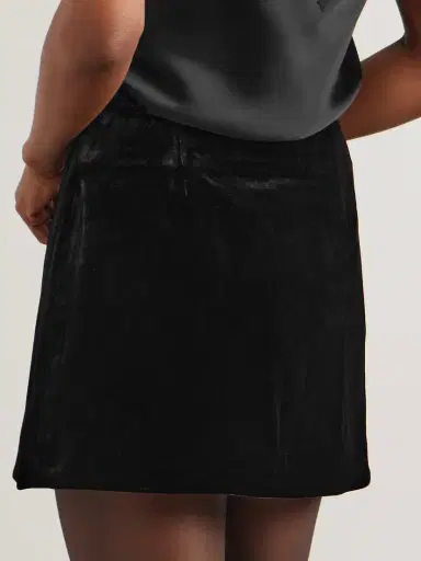 Le Kasha Skarduv Velvet Wrap Mini Skirt | Thumbnail 4
