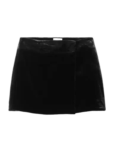 Le Kasha Skarduv Velvet Wrap Mini Skirt | Thumbnail 1