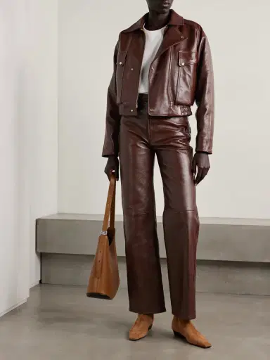 RÙADH The Quinn Leather Straight-leg Pants | Thumbnail 2 RÙADH The Quinn Leather Straight-leg Pants | Thumbnail 2
