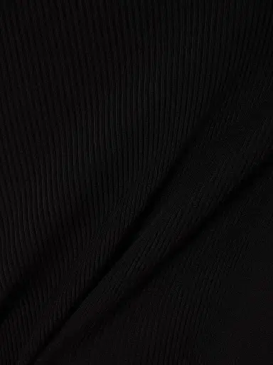Saint Laurent Lace-trimmed Ribbed Silk-jersey Mini Dress | Thumbnail 5