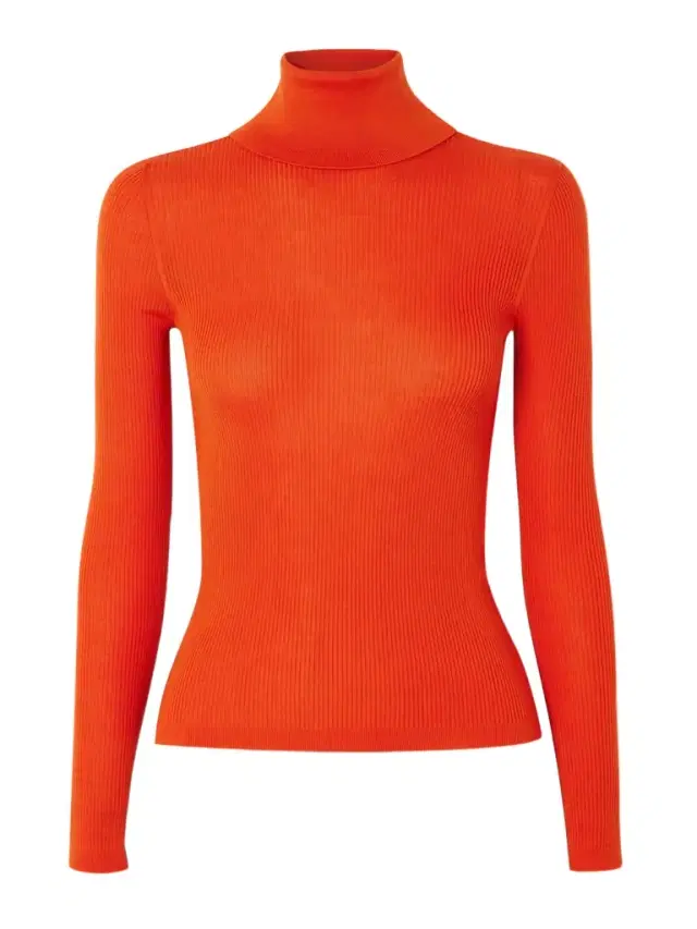 Ribbed Wool, Cashmere And Silk-blend Turtleneck Sweater