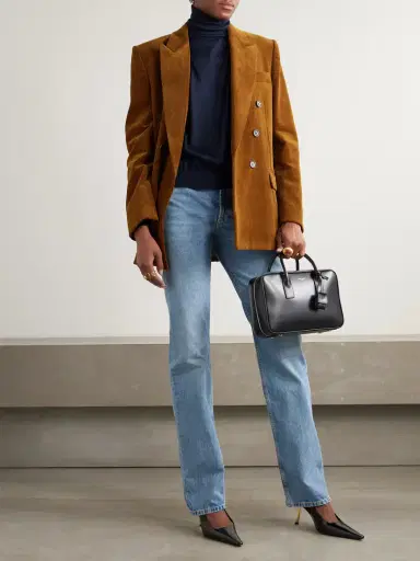 Saint Laurent Wool, Cashmere And Silk-blend Turtleneck Sweater | Thumbnail 2