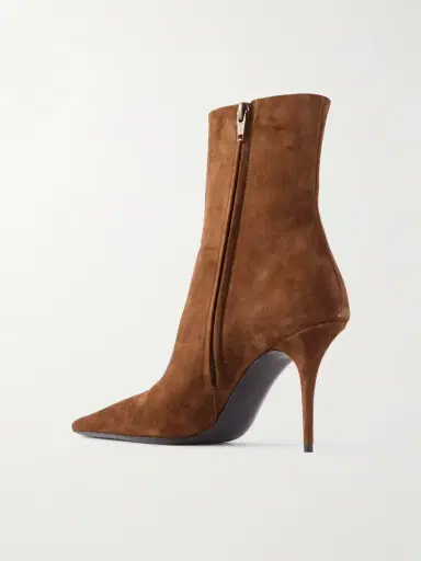 Saint Laurent Ashley Suede Ankle Boots | Thumbnail 3