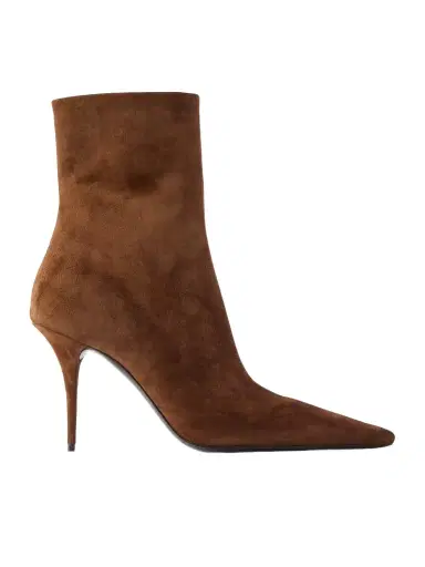 Saint Laurent Ashley Suede Ankle Boots | Thumbnail 1