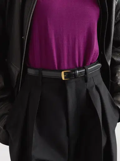 Saint Laurent Leather Belt | Thumbnail 2