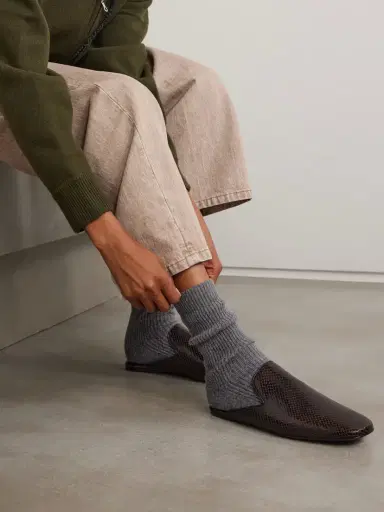 Arch4 Lucia Set Of Three Ribbed Cashmere Socks | Thumbnail 2
