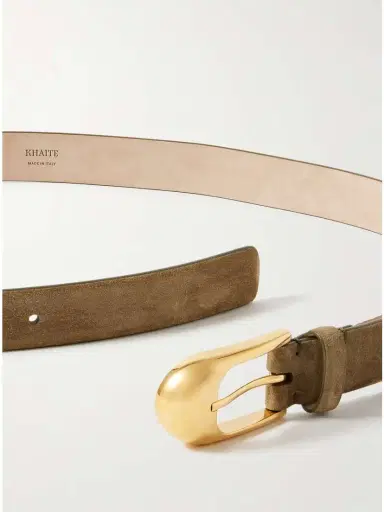 Khaite Dome Suede Belt | Thumbnail 3 Khaite Dome Suede Belt | Thumbnail 3