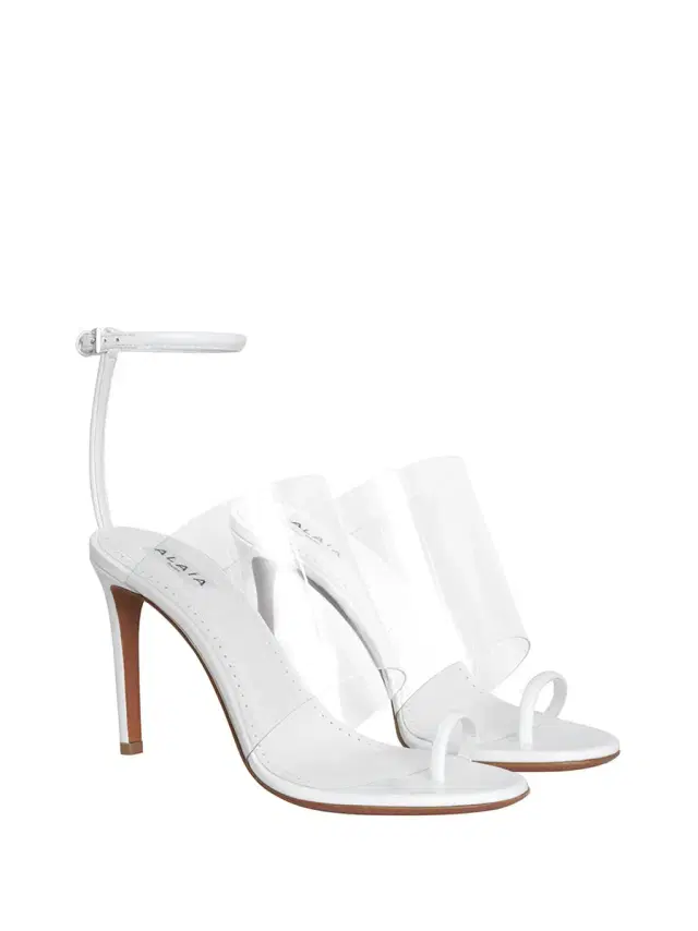 Asymmetric Heeled Sandals