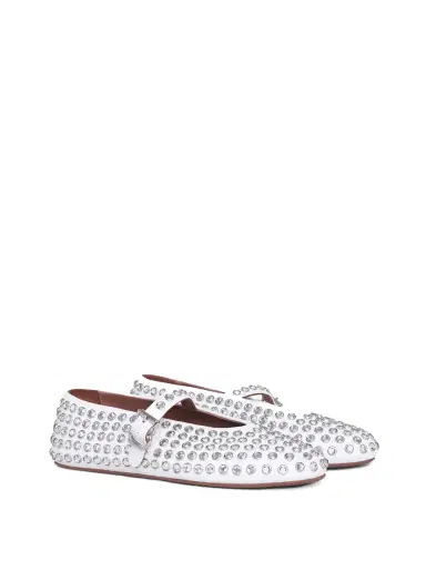 Alaïa Strass Ballet Flats | Thumbnail 2