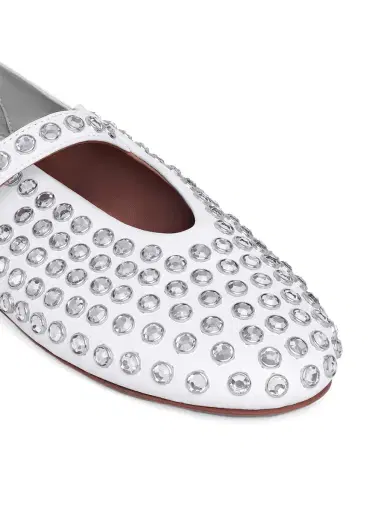 Alaïa Strass Ballet Flats | Thumbnail 4