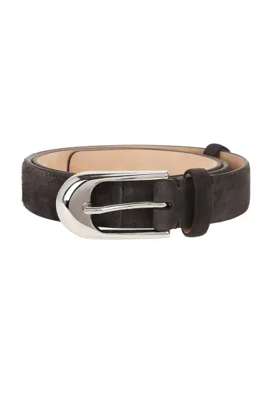 KHAITE Dome 25mm Suede Belt | Thumbnail 3 KHAITE Dome 25mm Suede Belt | Thumbnail 3