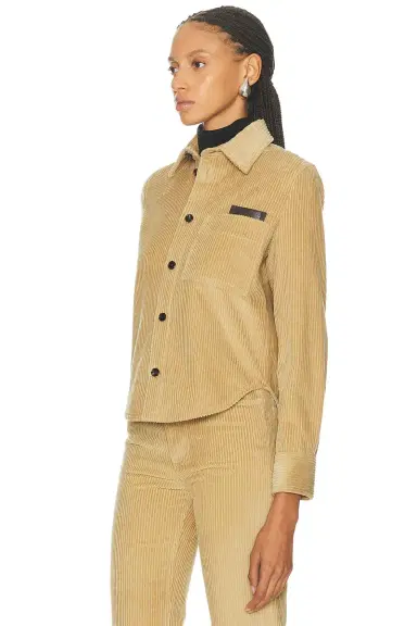 Bottega Veneta Corduroy Button Up Top | Thumbnail 2 Bottega Veneta Corduroy Button Up Top | Thumbnail 2