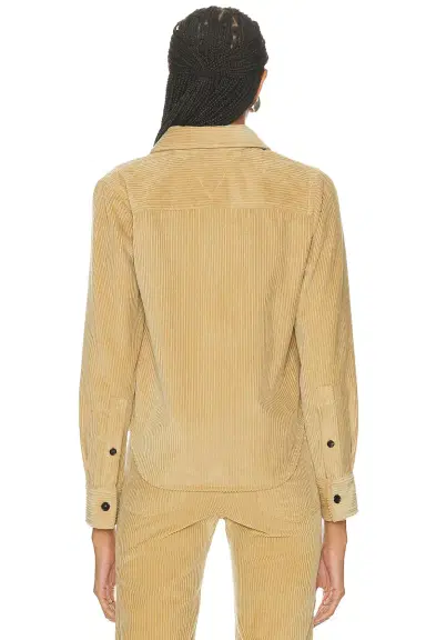 Bottega Veneta Corduroy Button Up Top | Thumbnail 3 Bottega Veneta Corduroy Button Up Top | Thumbnail 3