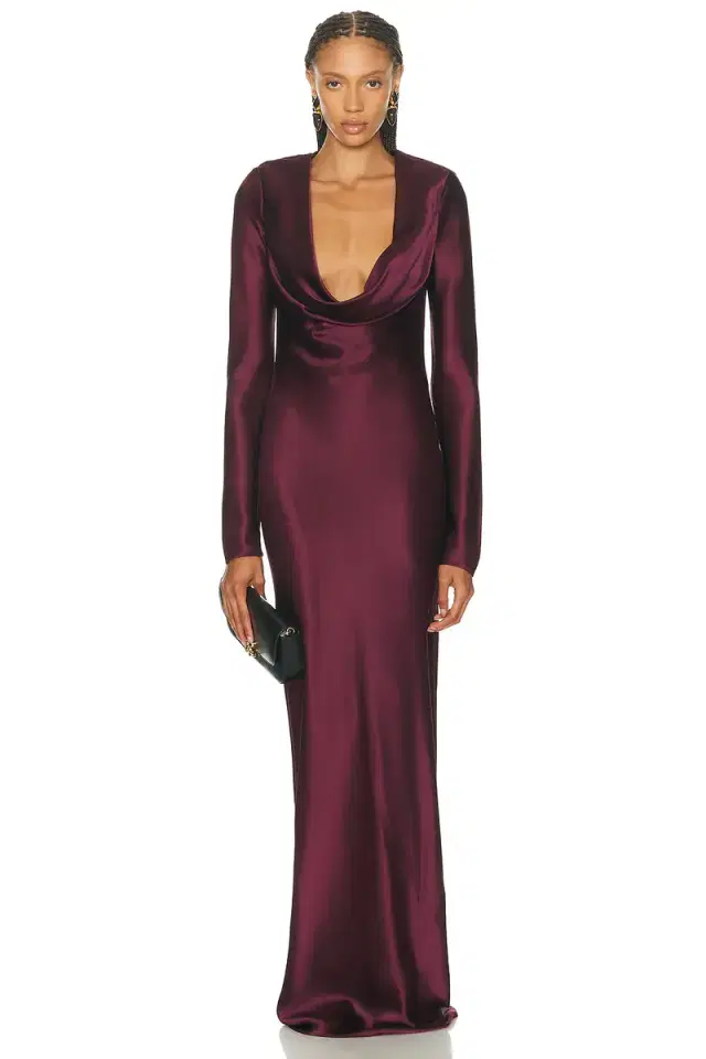 SANS FAFF Anna Cowl Evening Dress