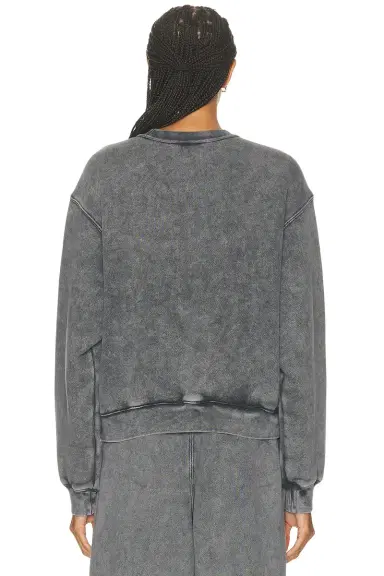Alexander Wang Essential Terry Crew Sweatshirt | Thumbnail 3 Alexander Wang Essential Terry Crew Sweatshirt | Thumbnail 3
