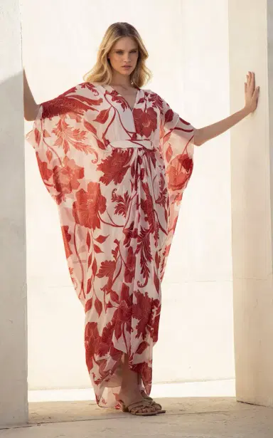 Andres Otalora Cefalonia Chiffon Caftan | Thumbnail 10 Andres Otalora Cefalonia Chiffon Caftan | Thumbnail 10