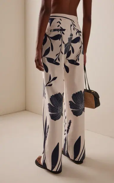Andres Otalora Ama y Haz Twill Wide-Leg Pants | Thumbnail 4 Andres Otalora Ama y Haz Twill Wide-Leg Pants | Thumbnail 4