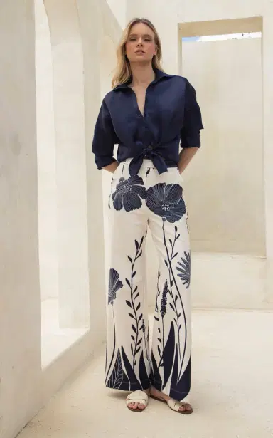 Andres Otalora Ama y Haz Twill Wide-Leg Pants | Thumbnail 5 Andres Otalora Ama y Haz Twill Wide-Leg Pants | Thumbnail 5