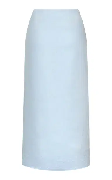 Andres Otalora Florada Floral-Embellished Linen Midi Skirt | Thumbnail 3