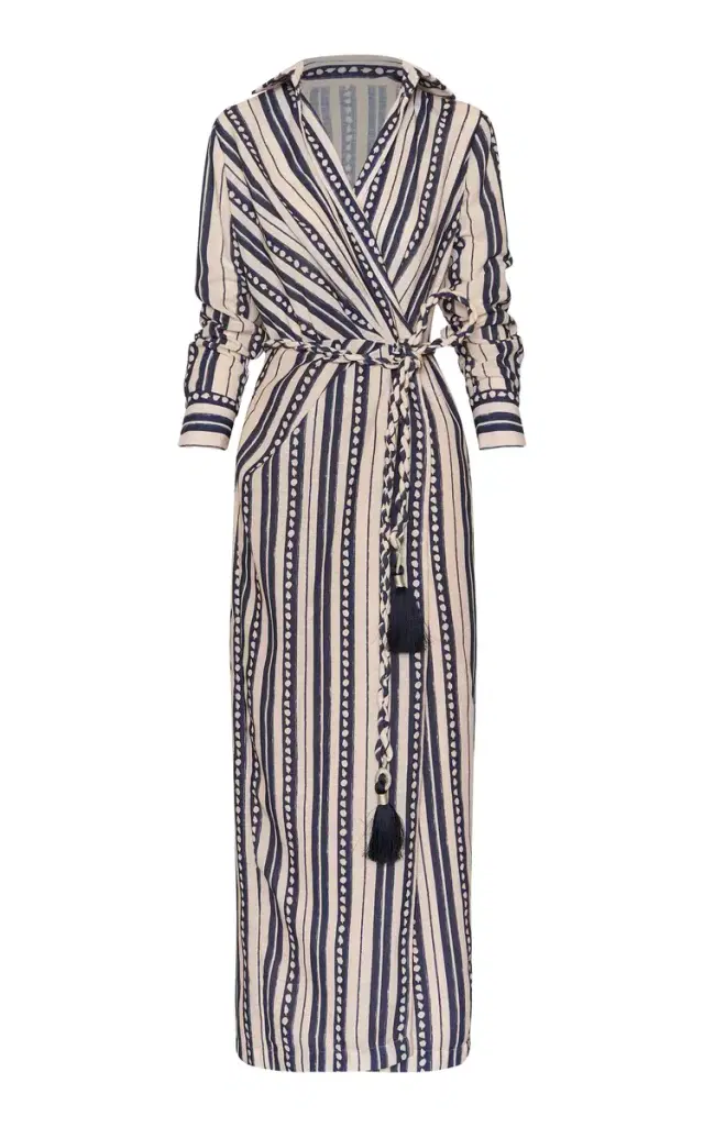 Puerto Marino Linen Maxi Dress