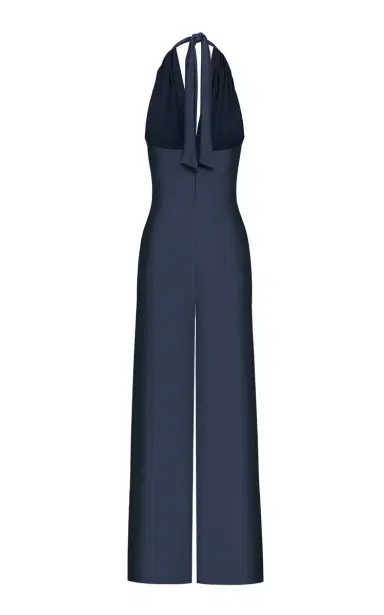 ANDRES OTALORA Cannaria Gathered Halter Jumpsuit | Thumbnail 3