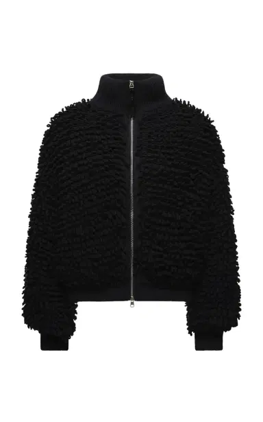 Moncler Genius x EE72 by Edward Enninful Wool-Blend Down Cardigan | Thumbnail 1 Moncler Genius x EE72 by Edward Enninful Wool-Blend Down Cardigan | Thumbnail 1